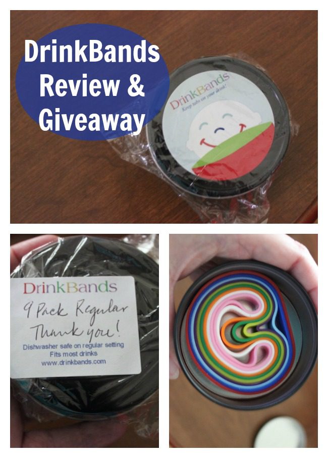 Drink Bands Review and Giveaway at ASlobComesClean.com
