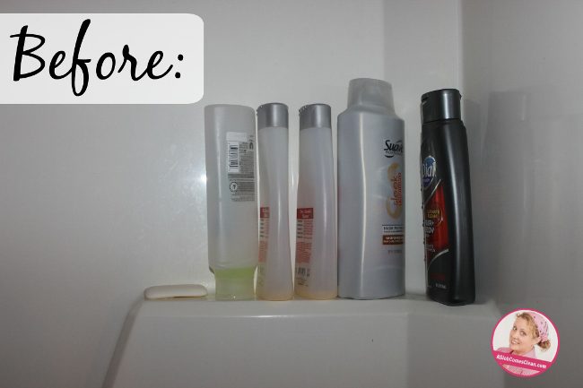 A Two Second Task Pitching Empty Shampoo Containers at ASlobComesClean.com (650x433)