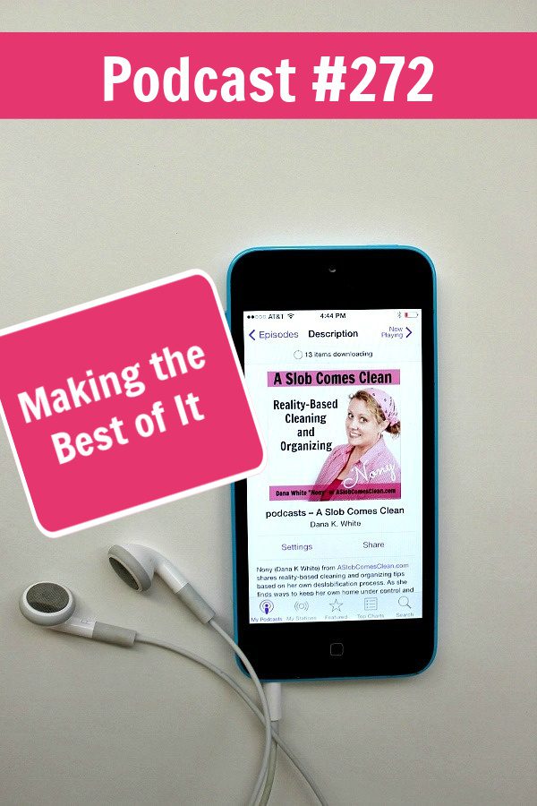 podcast 272 Making the Best of It at aslobcomesclean.com
