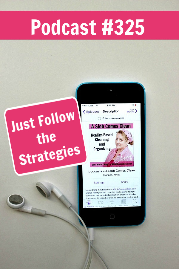 podcast 325 just follow the strategies at aslobcomesclean.com